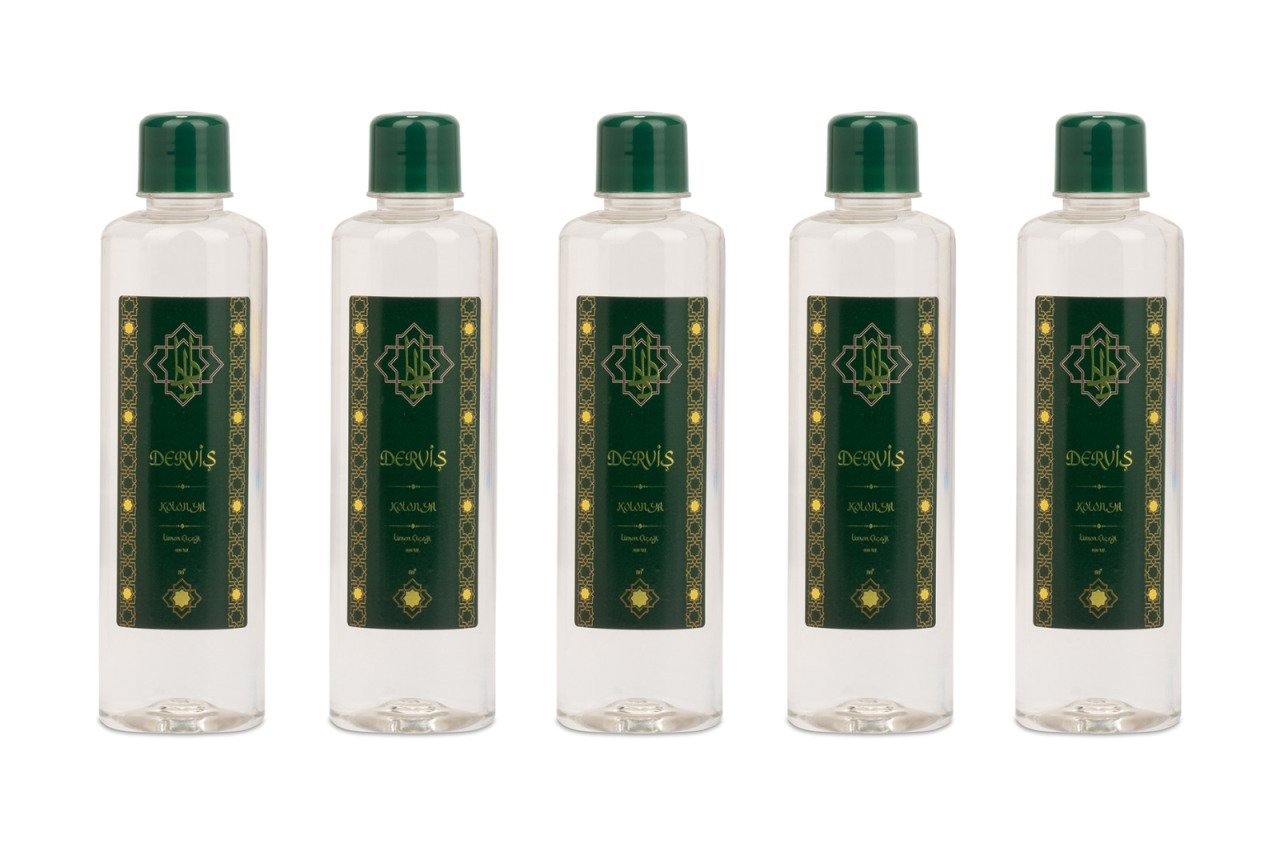 DERVİŞ 400 ML LİMON ÇİÇEĞİ KOLONYA 5 ADET
