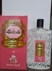 SELÇUKİ SAKURA ÇİÇEĞİ 200 ML PARFÜMLÜ KRİSTAL ŞİŞELİ KOLONYA